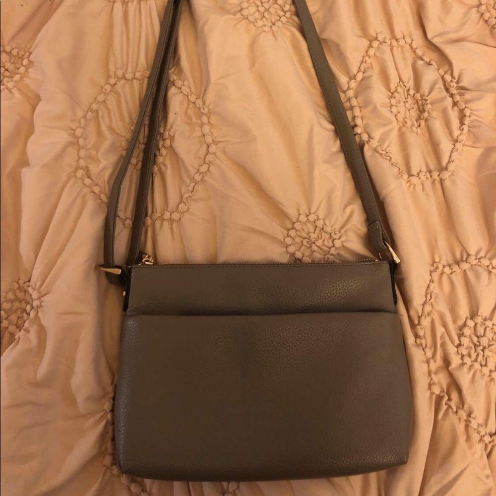 Gray Crossbody Purse